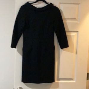 Boden, boat neck dress with 3/4 sleeves.